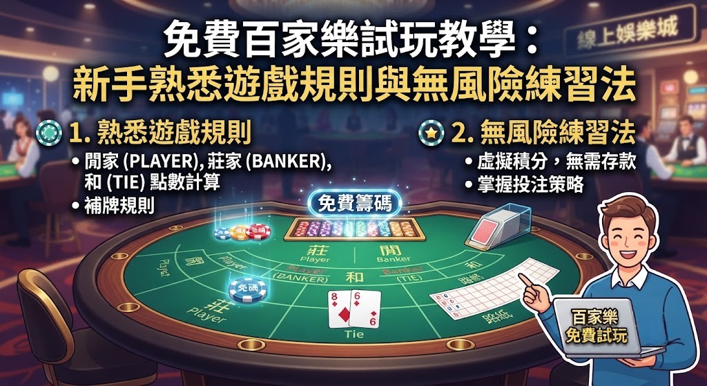 新手熟悉遊戲規則與無風險練習法